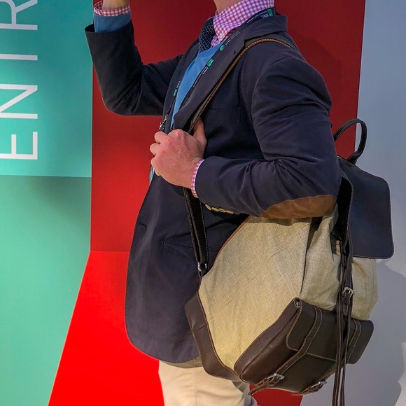 GORGEOUS Brunello Cucinelli Suede-Leather Backpack - Picture 2 of 8